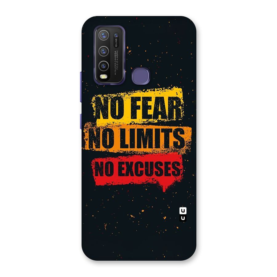 No Fear No Limits Back Case for Vivo Y30