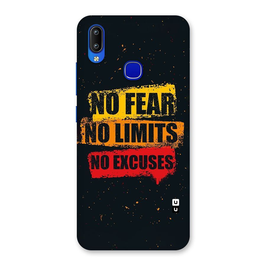 No Fear No Limits Back Case for Vivo Y91
