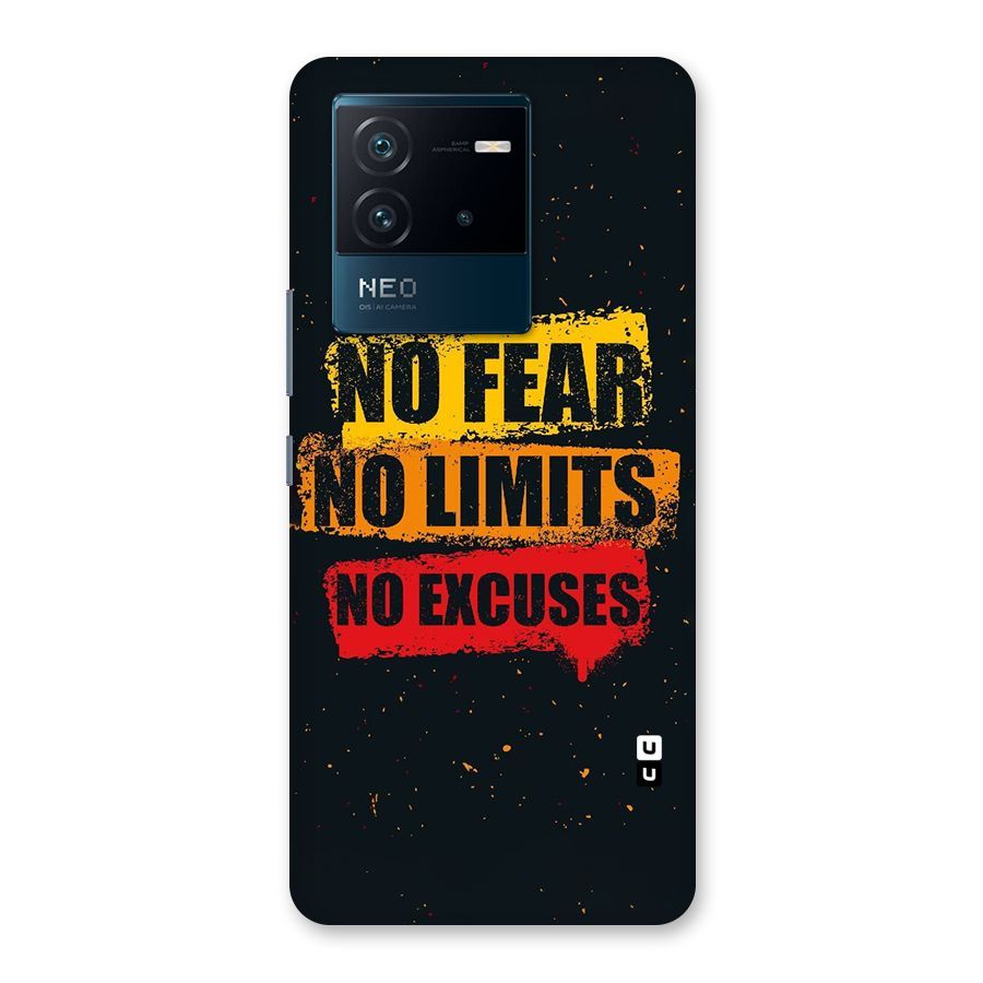 No Fear No Limits Back Case for Vivo iQOO Neo 6 5G