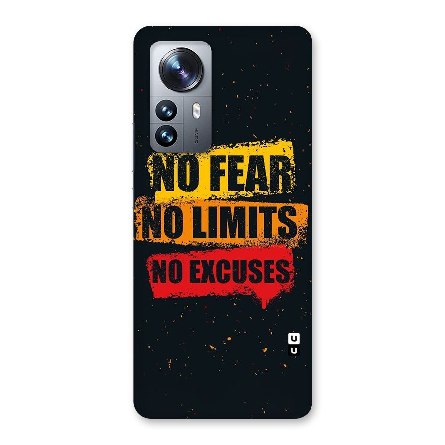 No Fear No Limits Back Case for Xiaomi 12 Pro