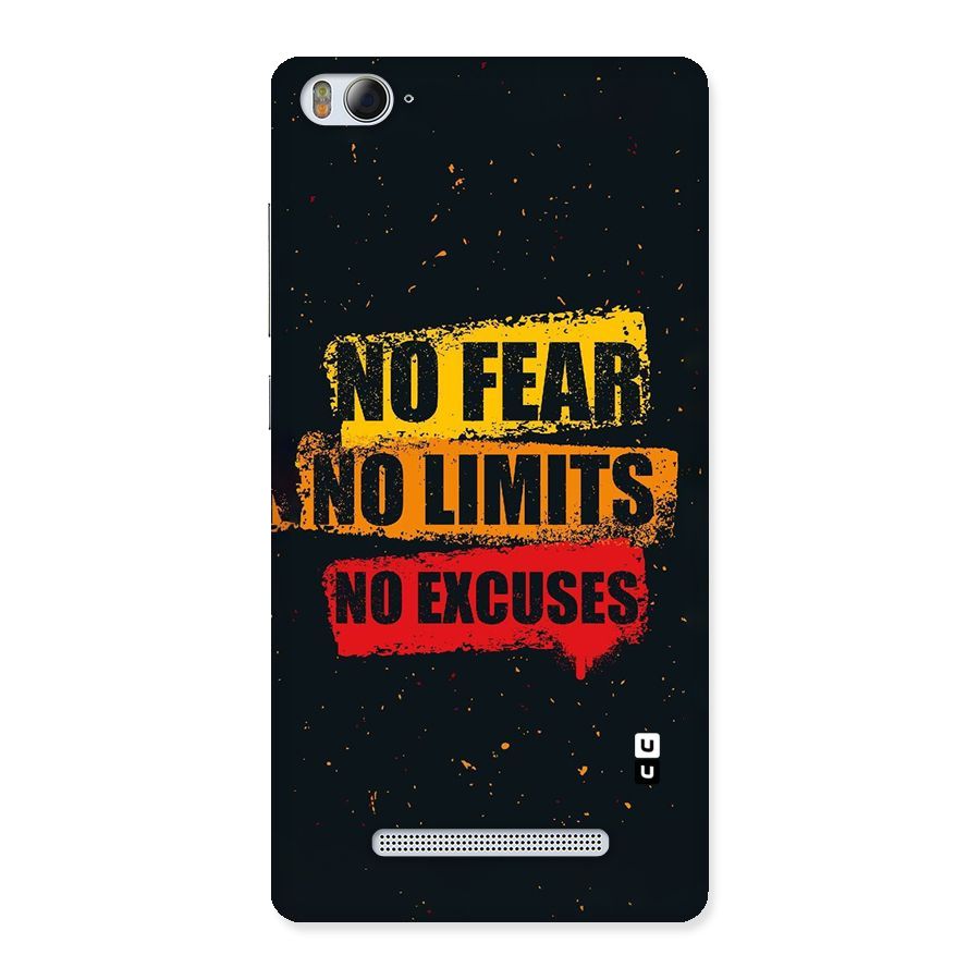 No Fear No Limits Back Case for Xiaomi Mi4i