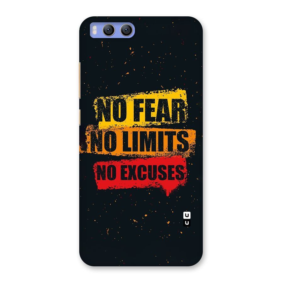No Fear No Limits Back Case for Xiaomi Mi 6