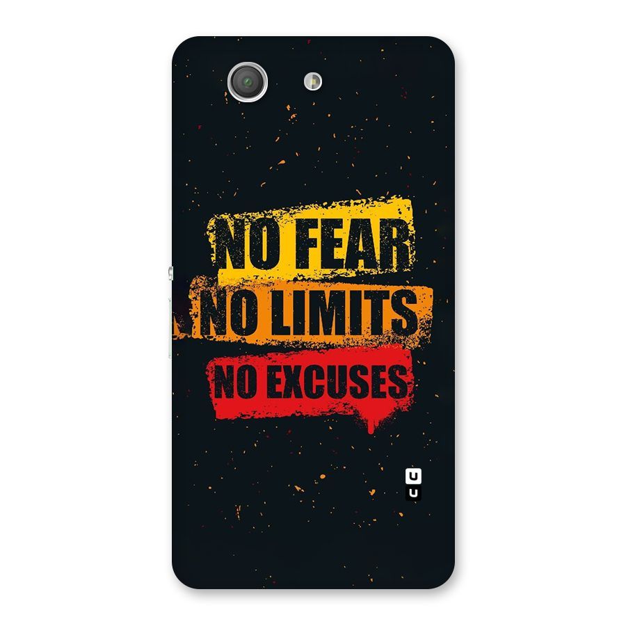 No Fear No Limits Back Case for Xperia Z3 Compact