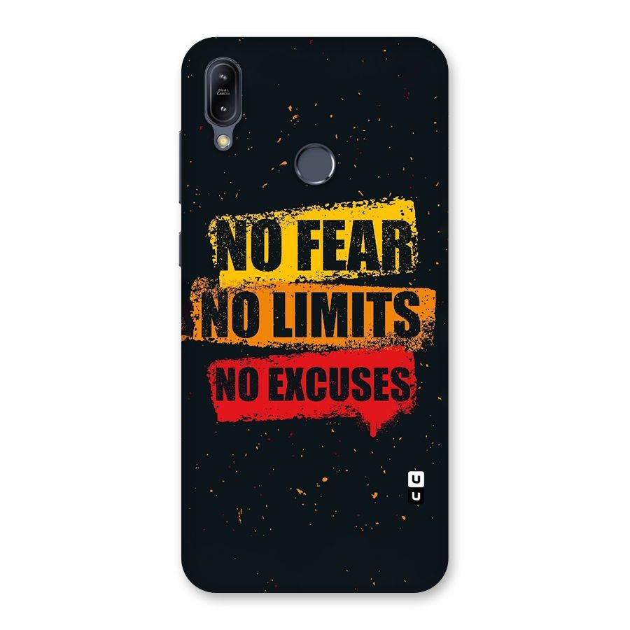 No Fear No Limits Back Case for Zenfone Max M2