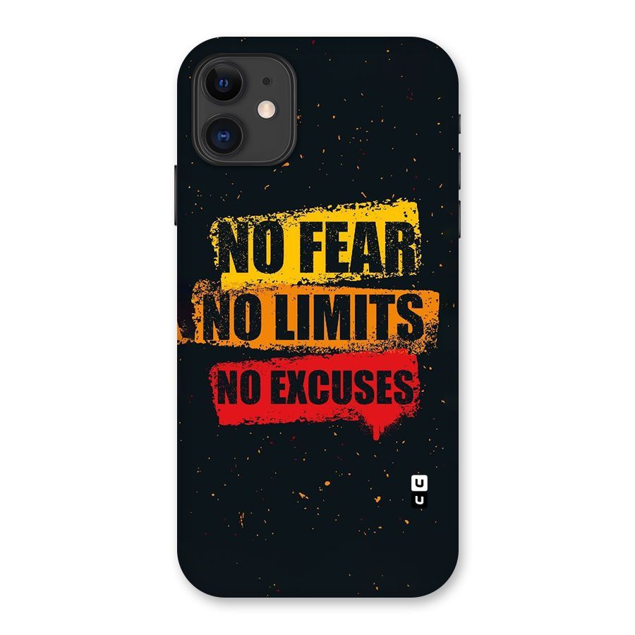 No Fear No Limits Back Case for iPhone 11