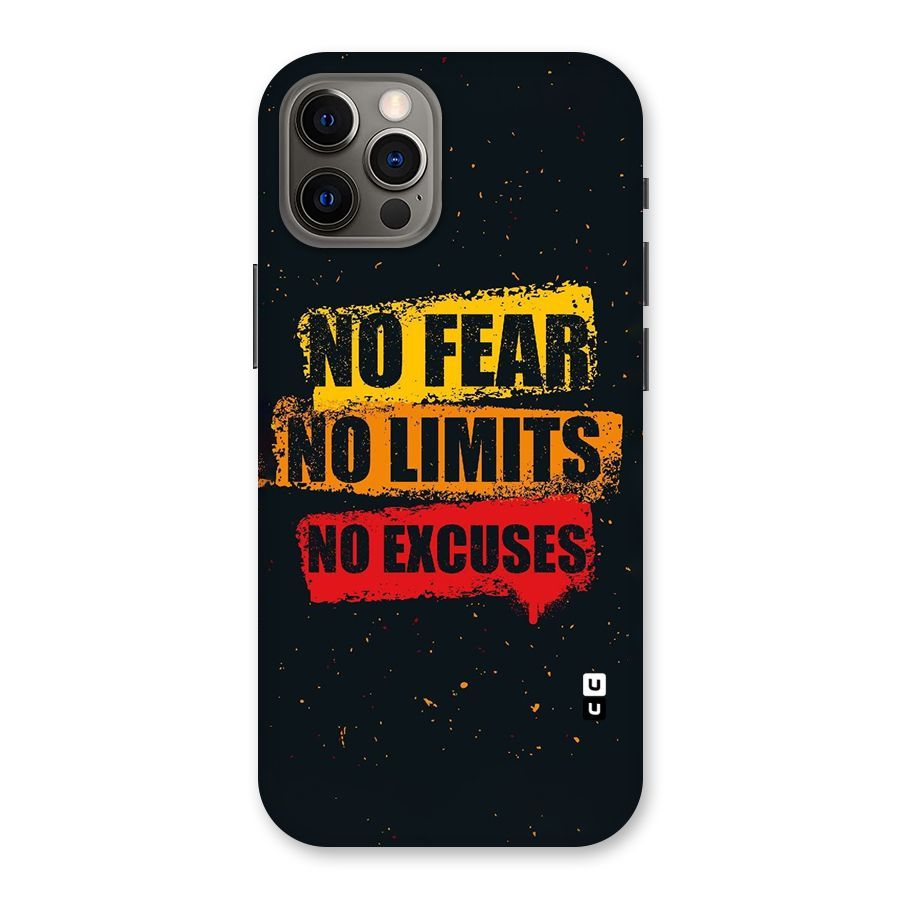 No Fear No Limits Back Case for iPhone 12 Pro