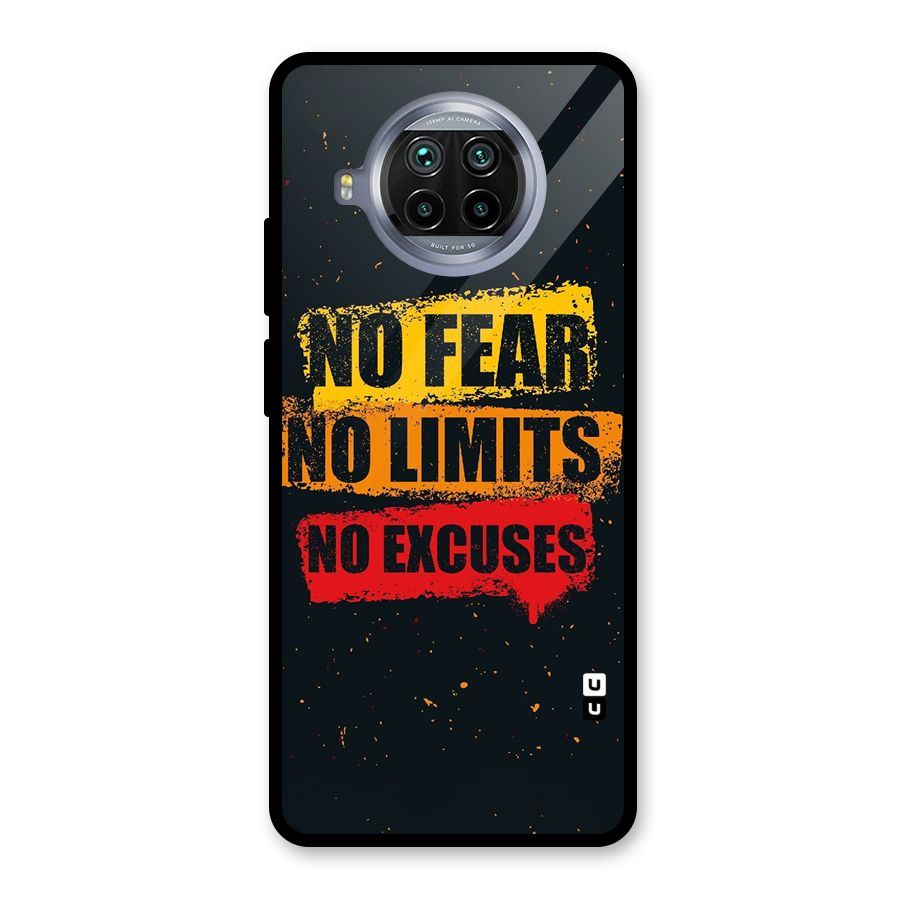 No Fear No Limits Glass Back Case for Mi 10i