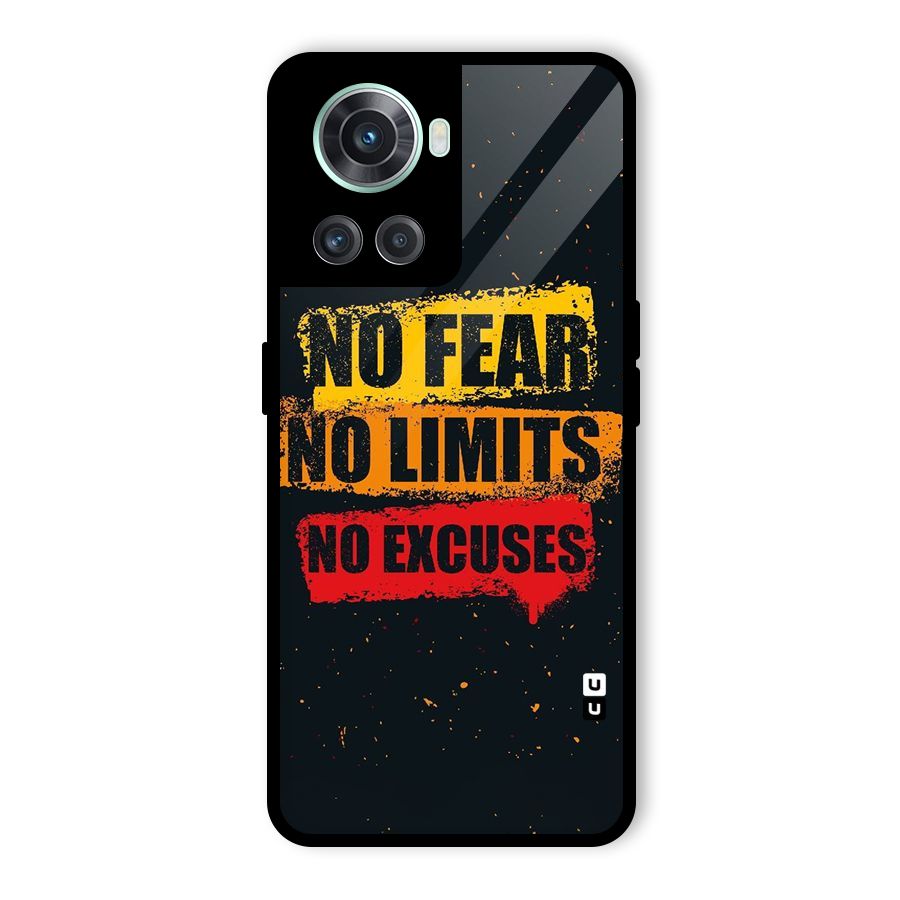 No Fear No Limits Glass Back Case for OnePlus 10R