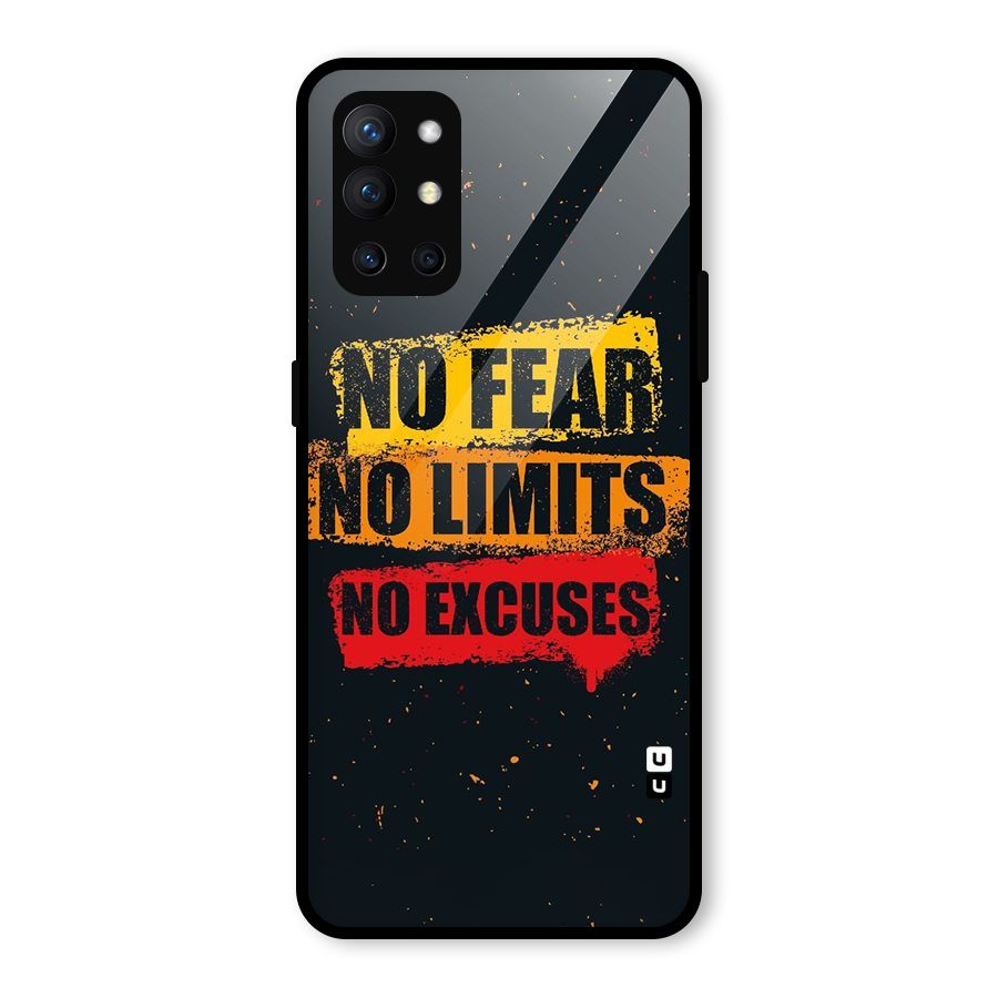 No Fear No Limits Glass Back Case for OnePlus 9R