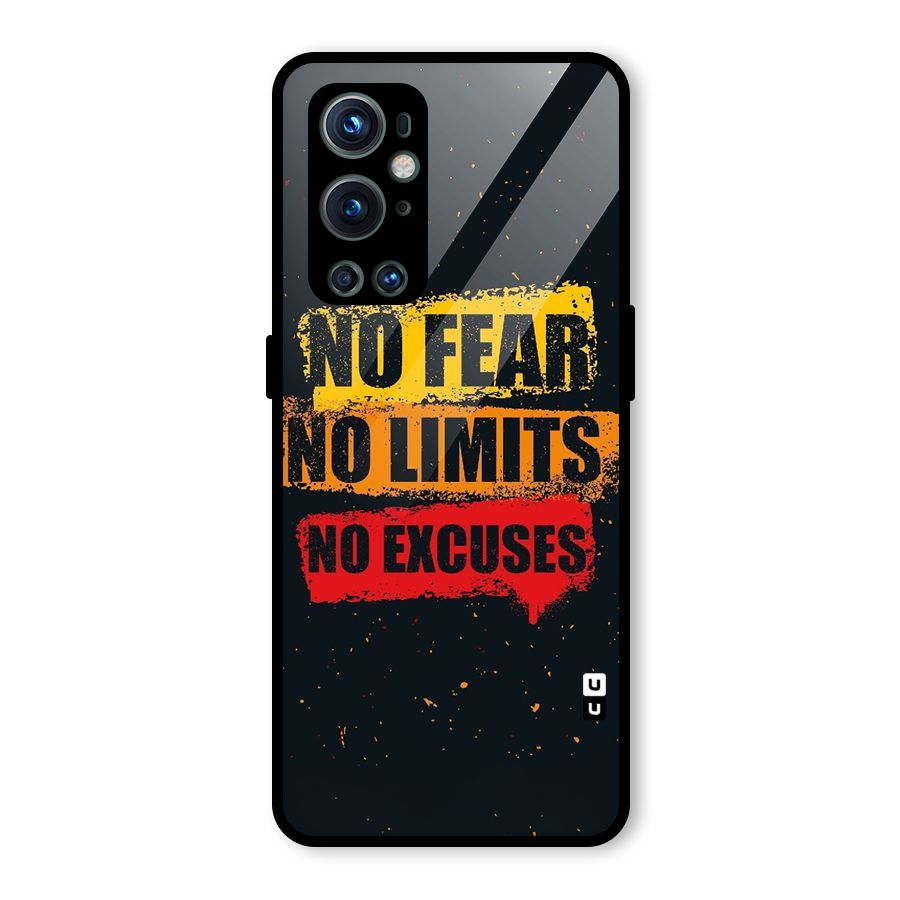 No Fear No Limits Glass Back Case for OnePlus 9 Pro