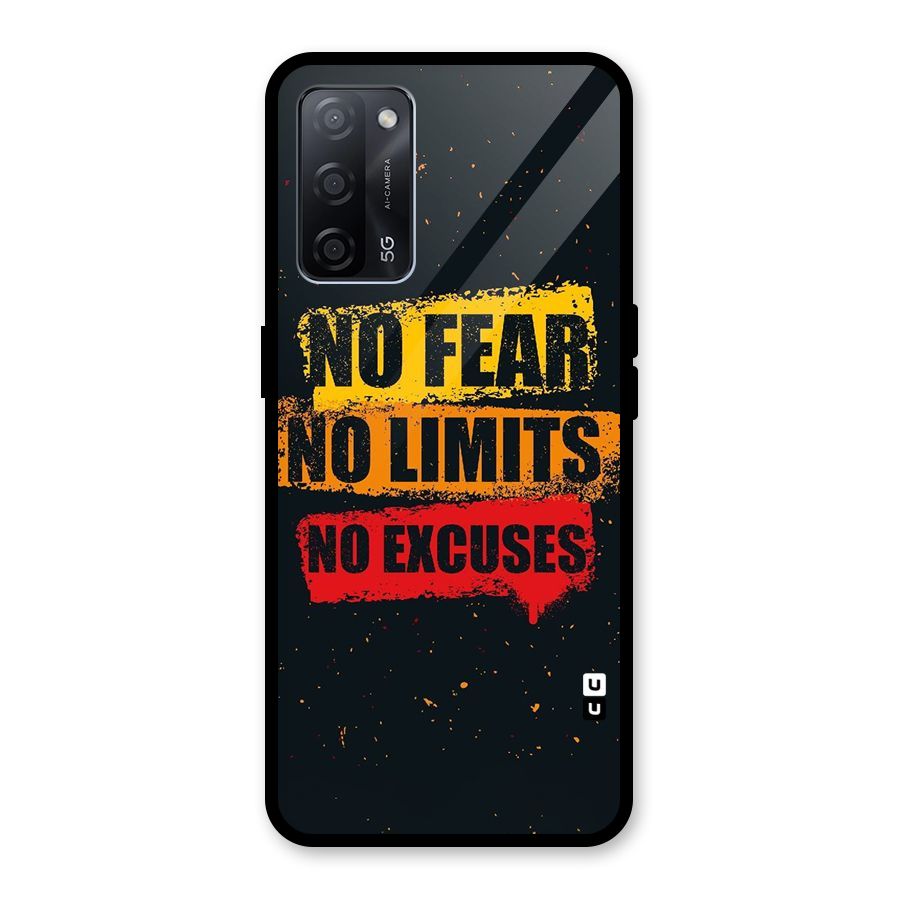 No Fear No Limits Glass Back Case for Oppo A53s 5G