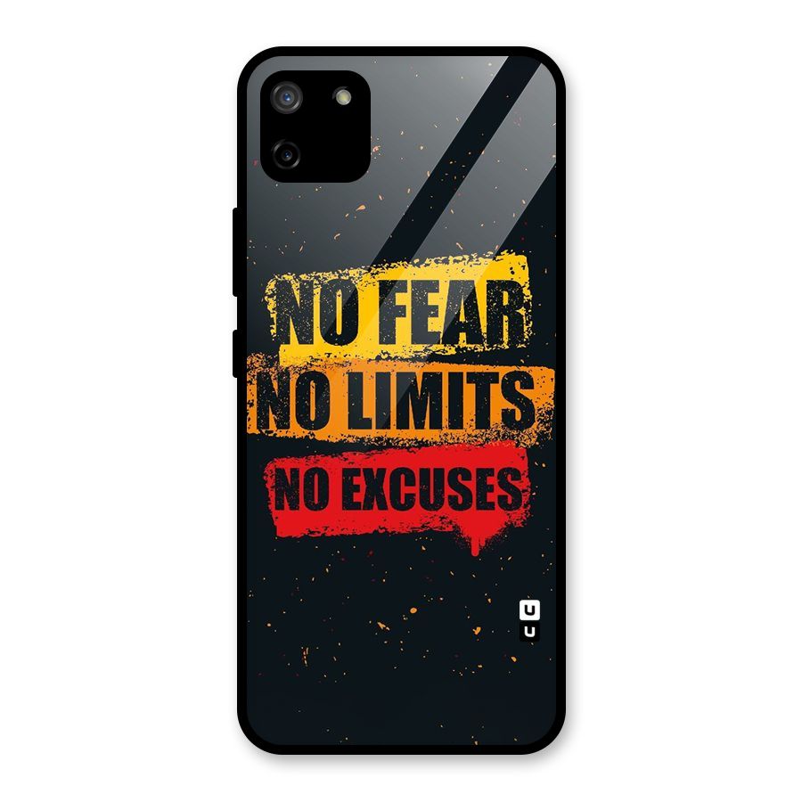 No Fear No Limits Glass Back Case for Realme C11