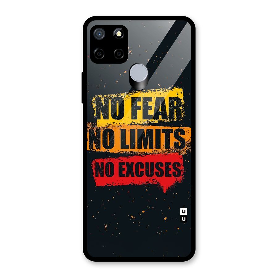 No Fear No Limits Glass Back Case for Realme C12