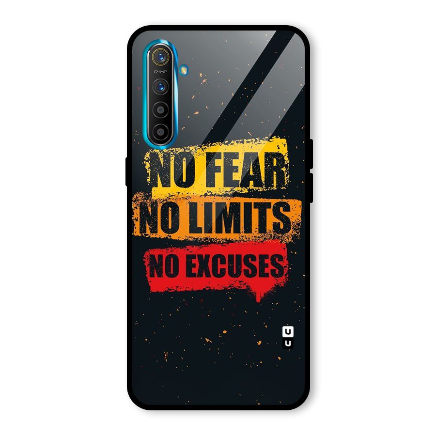 No Fear No Limits Glass Back Case for Realme XT