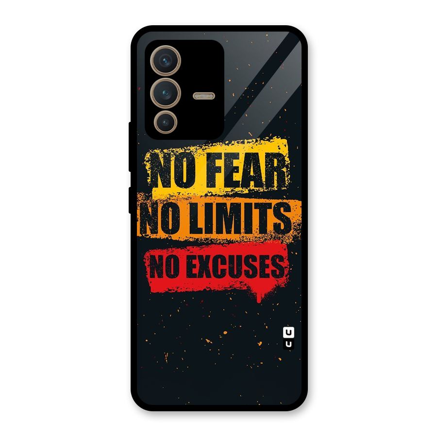No Fear No Limits Glass Back Case for Vivo V23 5G
