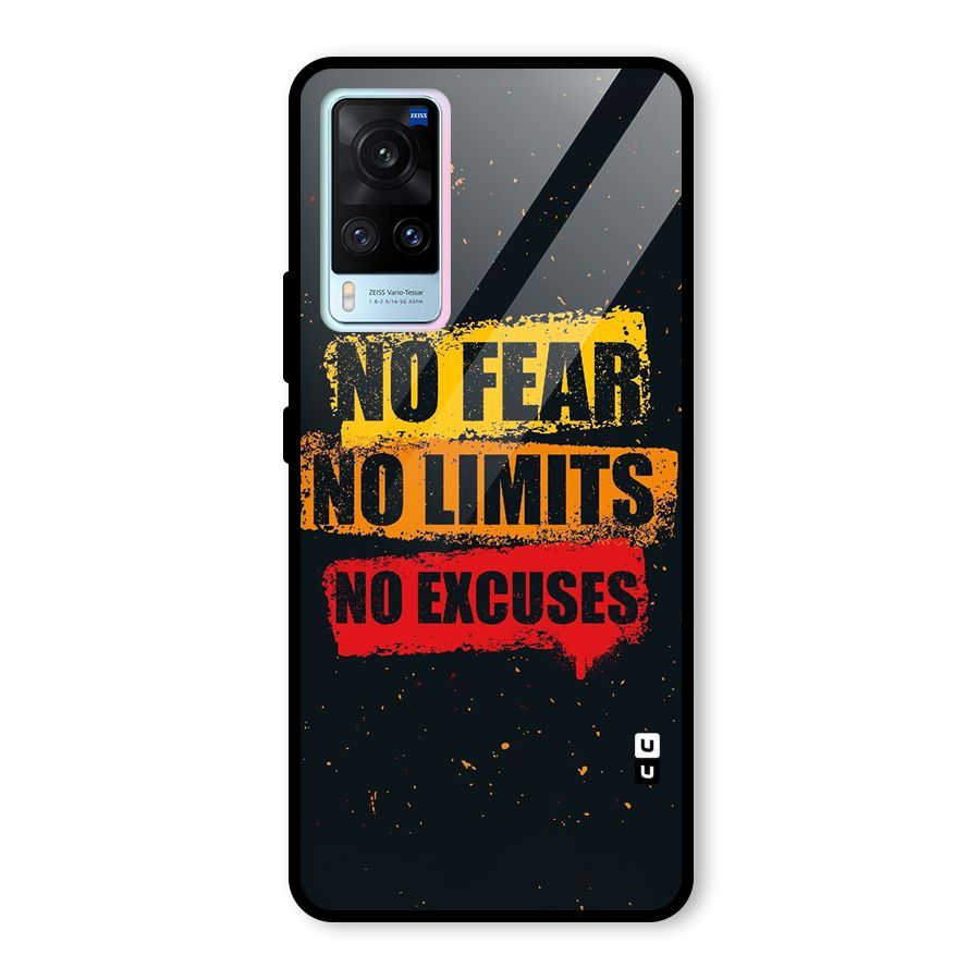 No Fear No Limits Glass Back Case for Vivo X60