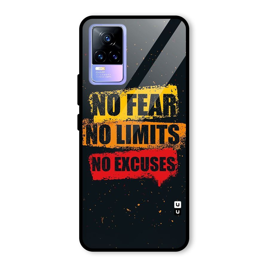 No Fear No Limits Glass Back Case for Vivo Y73