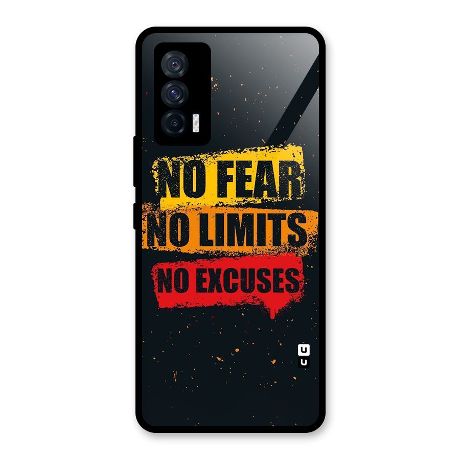 No Fear No Limits Glass Back Case for Vivo iQOO 7 5G
