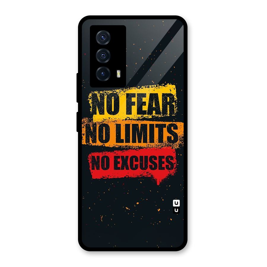 No Fear No Limits Glass Back Case for Vivo iQOO Z5