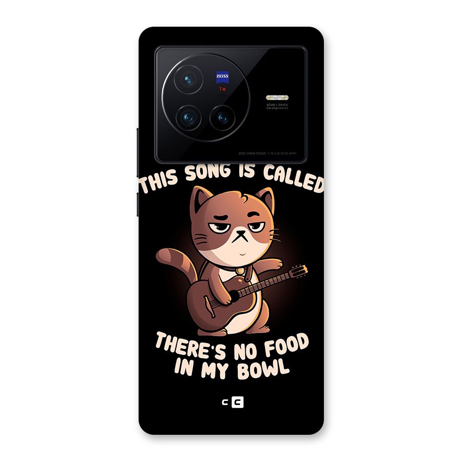 No Food in My Bowl Cat Back Case for Vivo X80