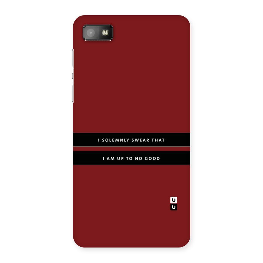 No Good Swear Back Case for Blackberry Z10
