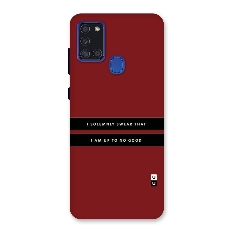 No Good Swear Back Case for Galaxy A21s