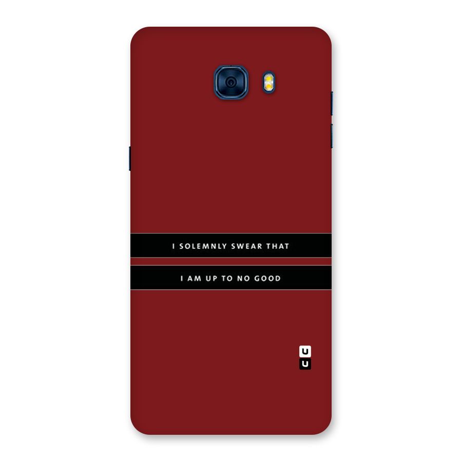No Good Swear Back Case for Galaxy C7 Pro