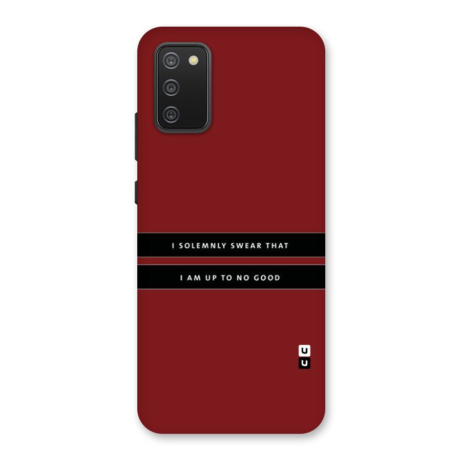 No Good Swear Back Case for Galaxy M02s