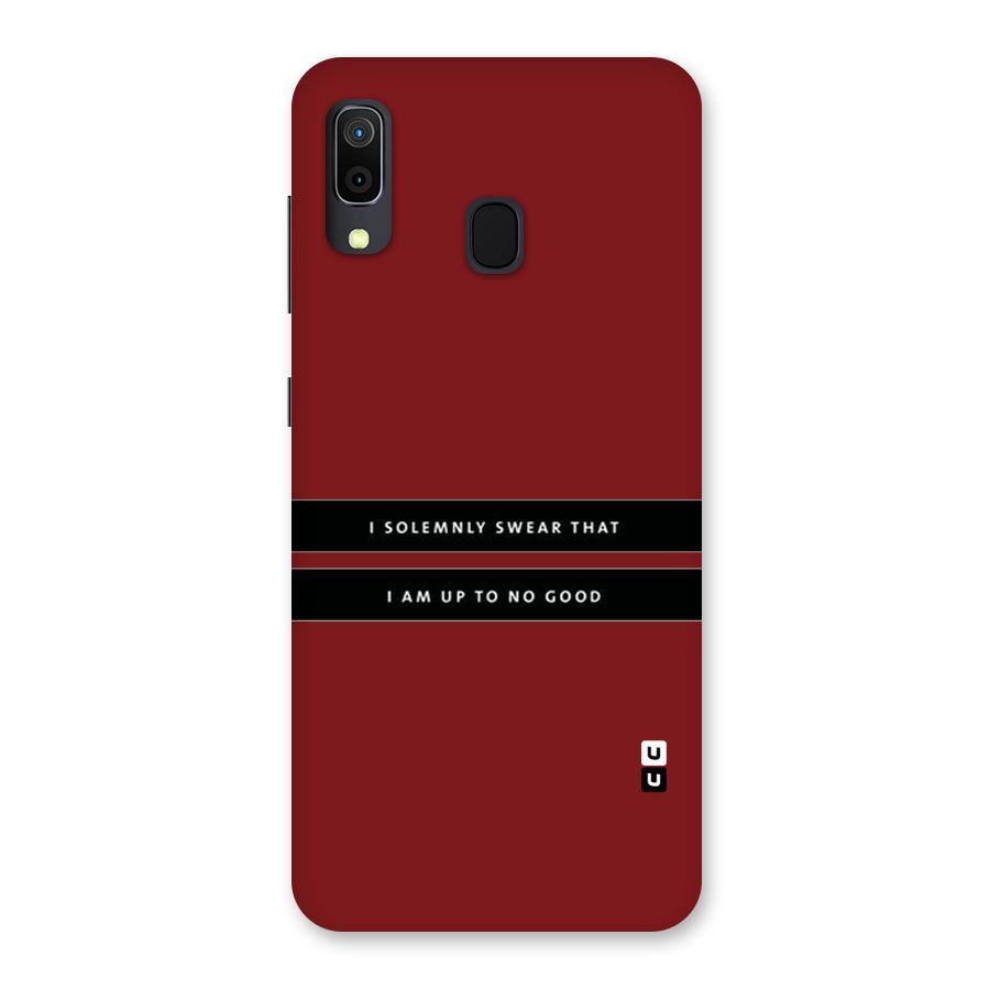 No Good Swear Back Case for Galaxy M10s