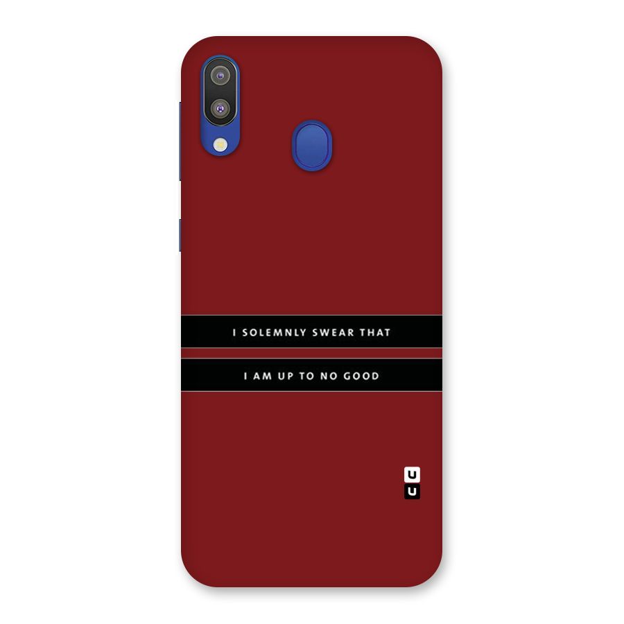 No Good Swear Back Case for Galaxy M20