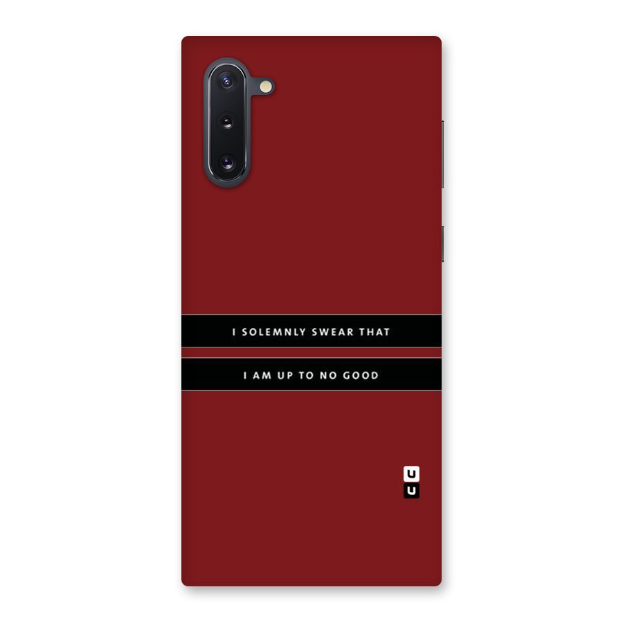 No Good Swear Back Case for Galaxy Note 10