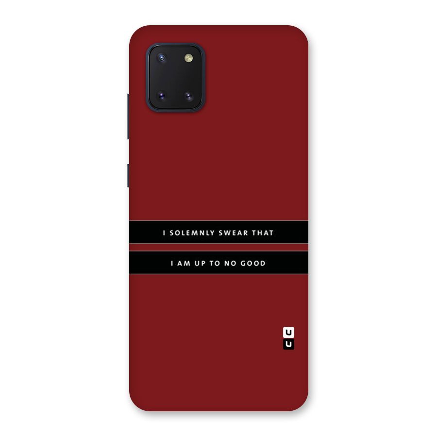 No Good Swear Back Case for Galaxy Note 10 Lite