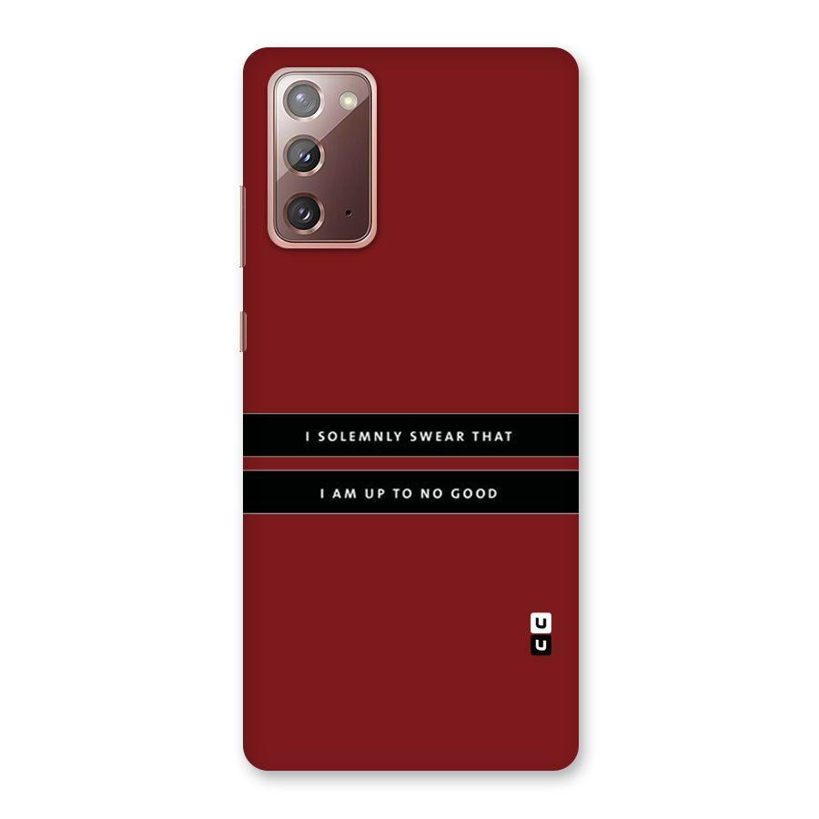 No Good Swear Back Case for Galaxy Note 20