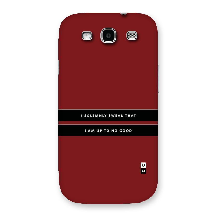 No Good Swear Back Case for Galaxy S3