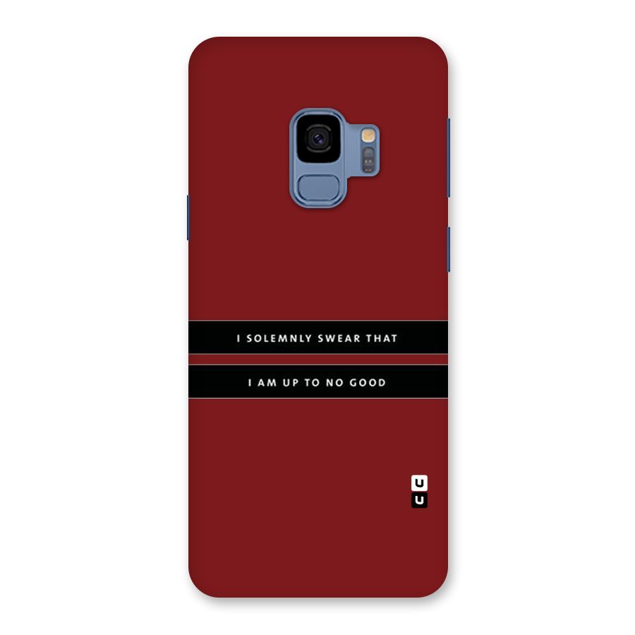No Good Swear Back Case for Galaxy S9