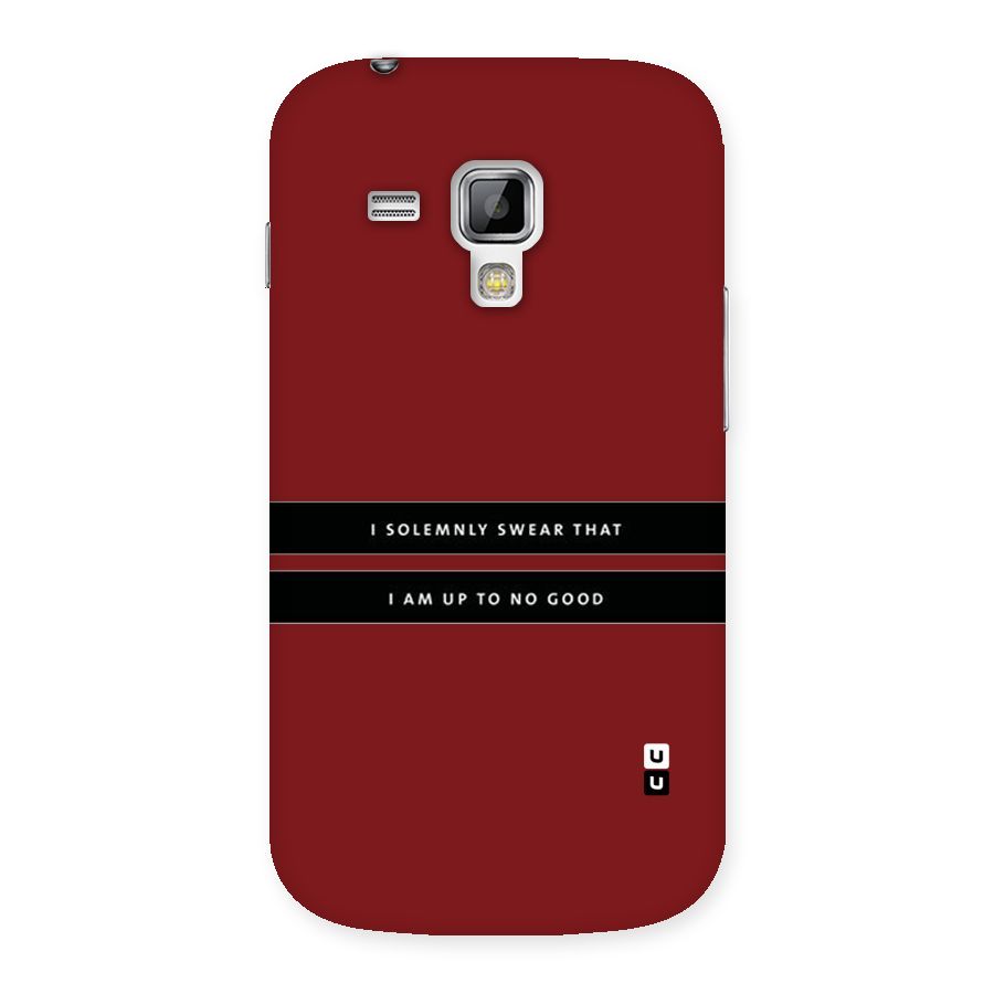 No Good Swear Back Case for Galaxy S Duos