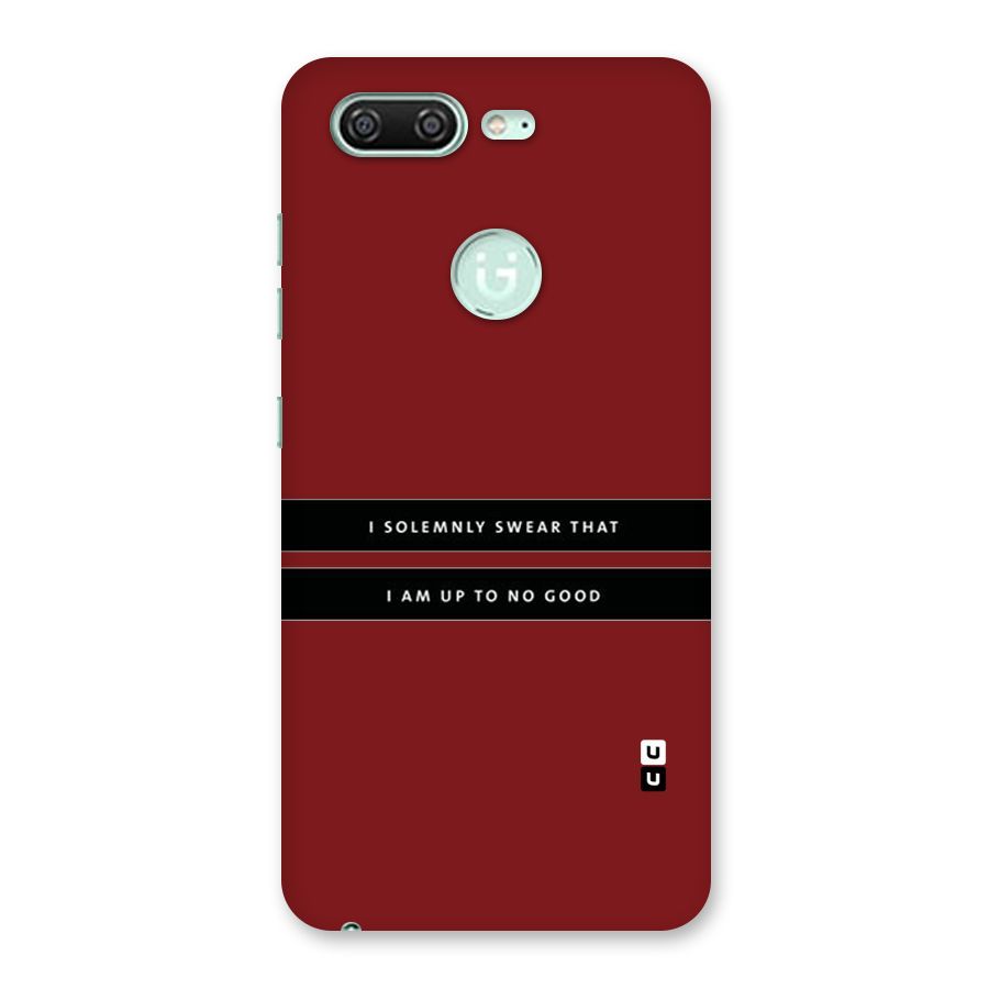 No Good Swear Back Case for Gionee S10