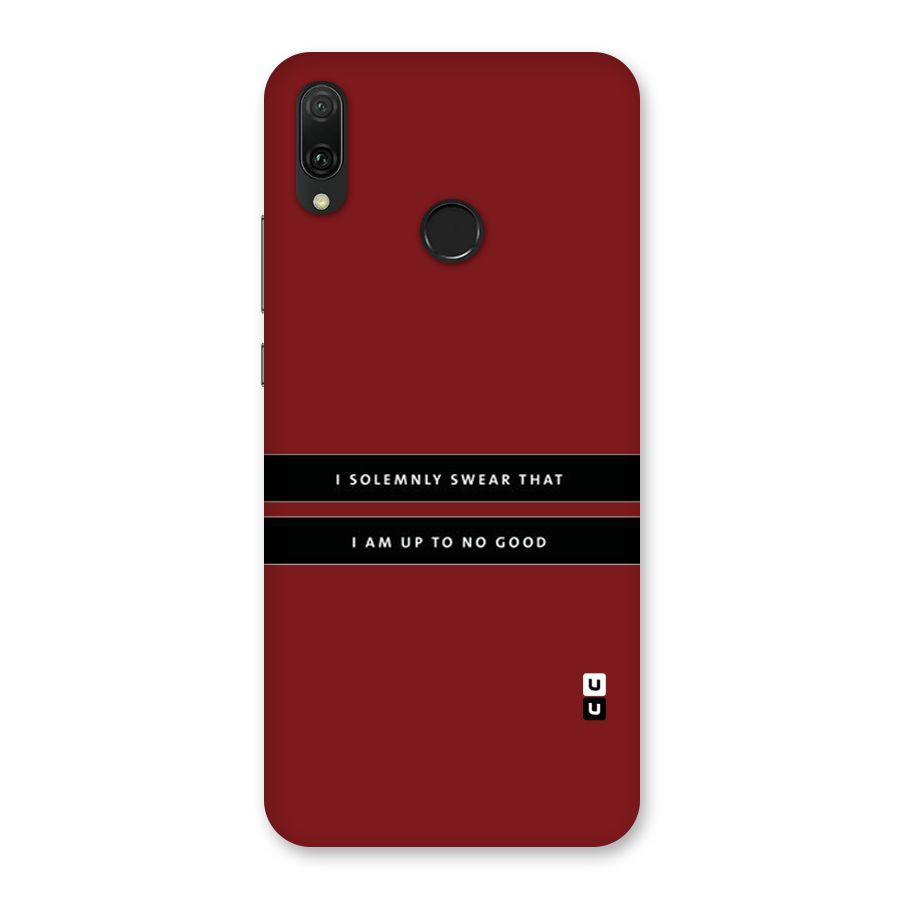 No Good Swear Back Case for Huawei Y9 (2019)