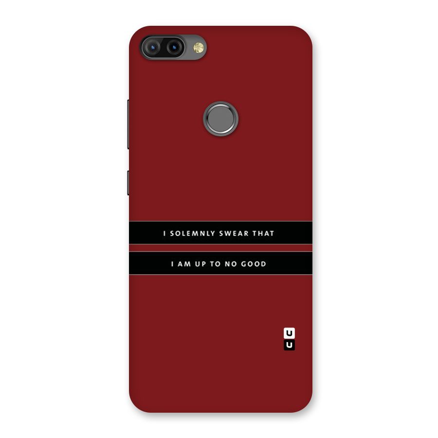 No Good Swear Back Case for Infinix Hot 6 Pro