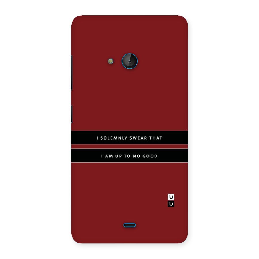 No Good Swear Back Case for Lumia 540