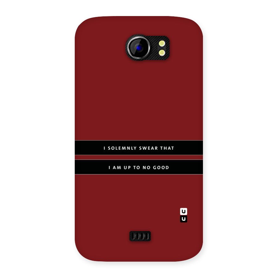 No Good Swear Back Case for Micromax Canvas 2 A110