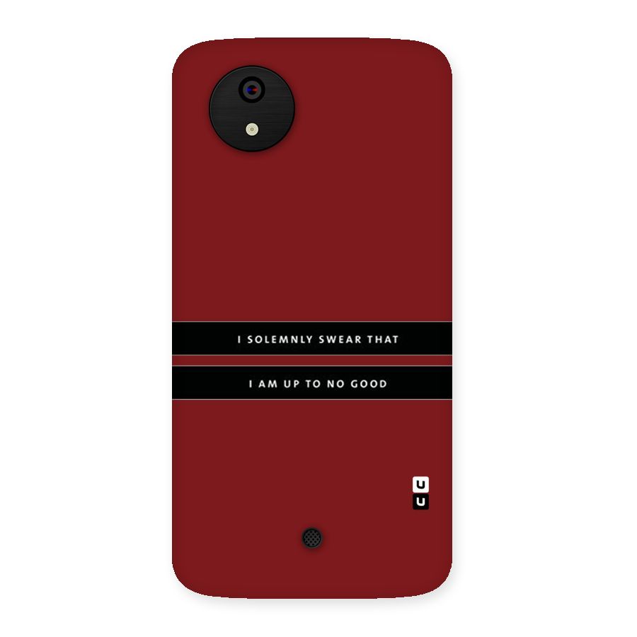 No Good Swear Back Case for Micromax Canvas A1