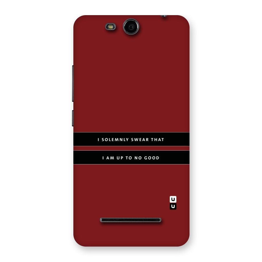 No Good Swear Back Case for Micromax Canvas Juice 3 Q392