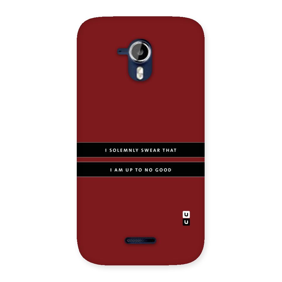 No Good Swear Back Case for Micromax Canvas Magnus A117