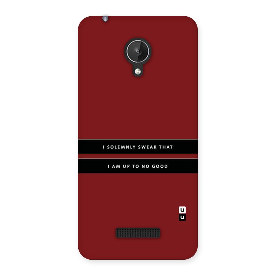 No Good Swear Back Case for Micromax Canvas Spark Q380