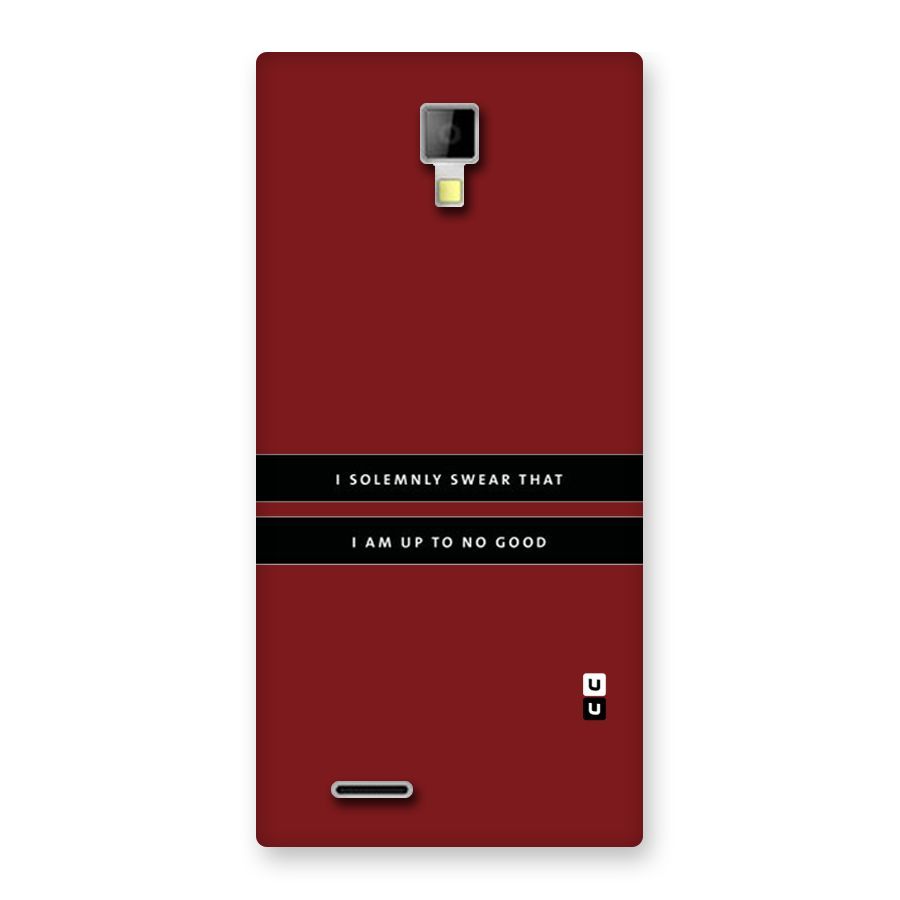 No Good Swear Back Case for Micromax Canvas Xpress A99