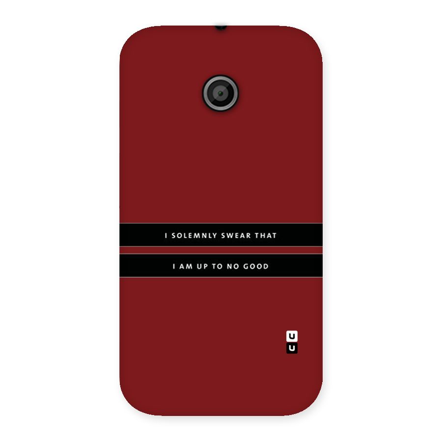 No Good Swear Back Case for Moto E