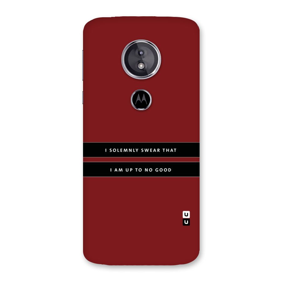 No Good Swear Back Case for Moto E5