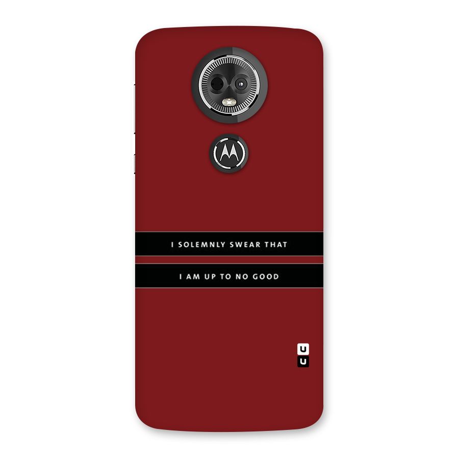 No Good Swear Back Case for Moto E5 Plus