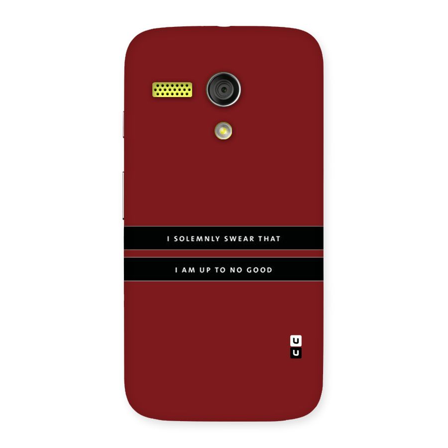 No Good Swear Back Case for Moto G